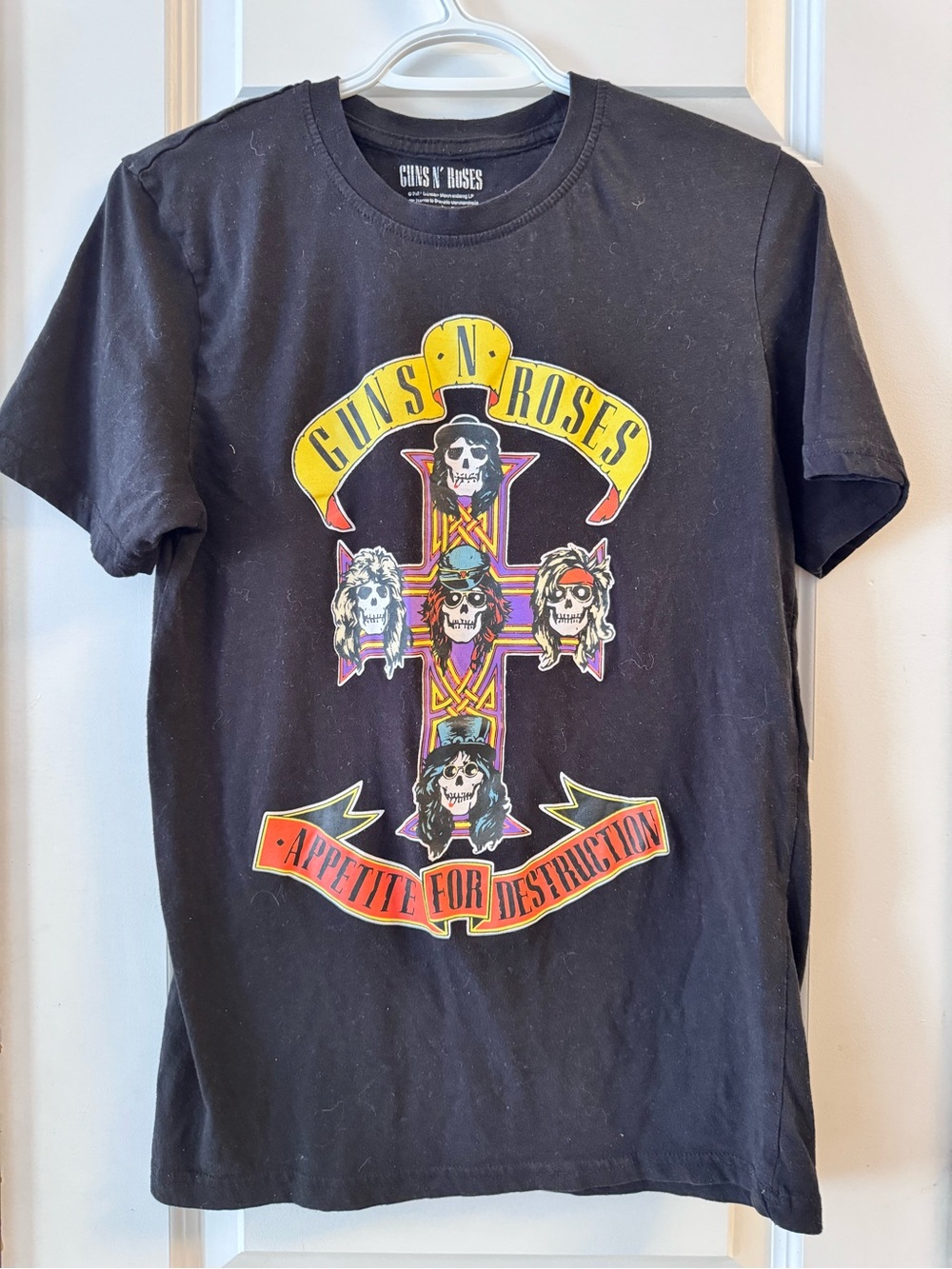 Authentic Guns N Roses Band T- Appetite For Destruction